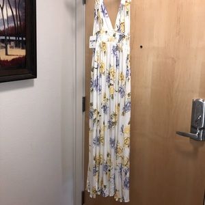 Forever 21 floral maxi dress M NWT